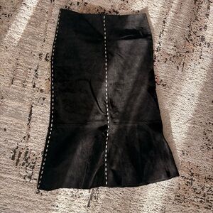 Karen Kane Genuine Suede skirt